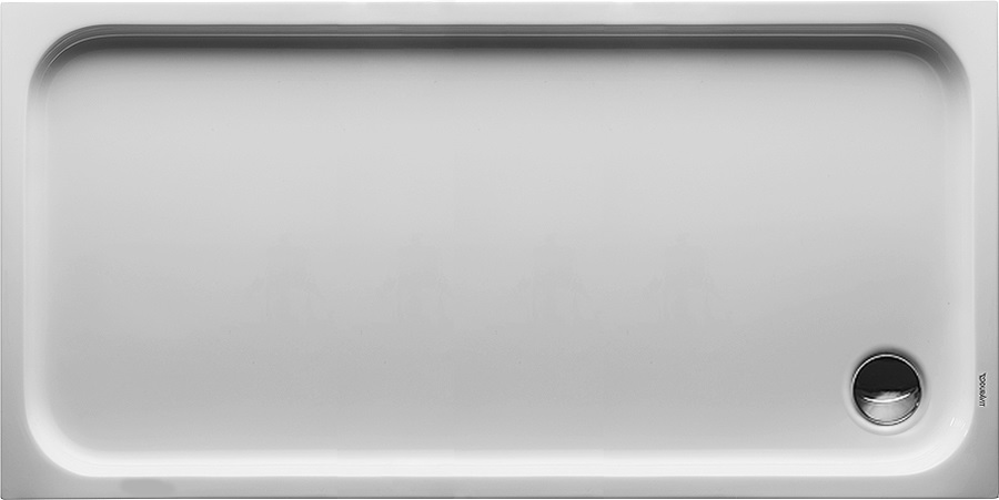 Duravit D-Code cădiță de duș dreptunghiulară 150x75 cm alb 720099000000000