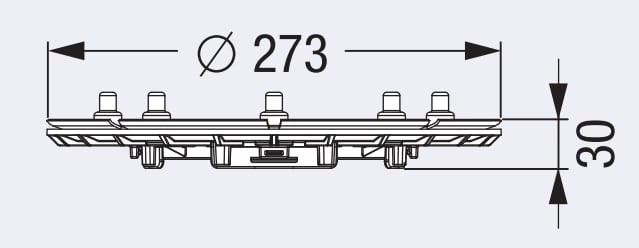 Kessel rigolă duș 48410