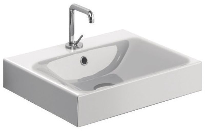 Kerasan Cento lavoar 50x45 cm dreptunghiular clasică-de blat alb 353001