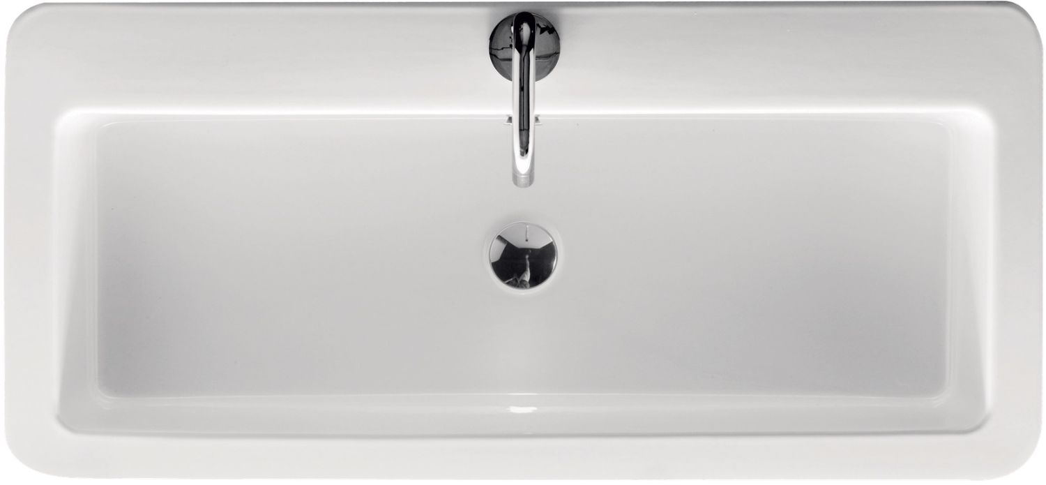 Kerasan Ego lavoar 90x43 cm dreptunghiular clasică-de blat alb 325101