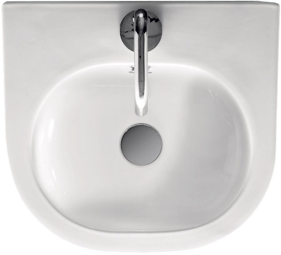 Kerasan Flo lavoar 40x37 cm semicircular clasică alb 314901