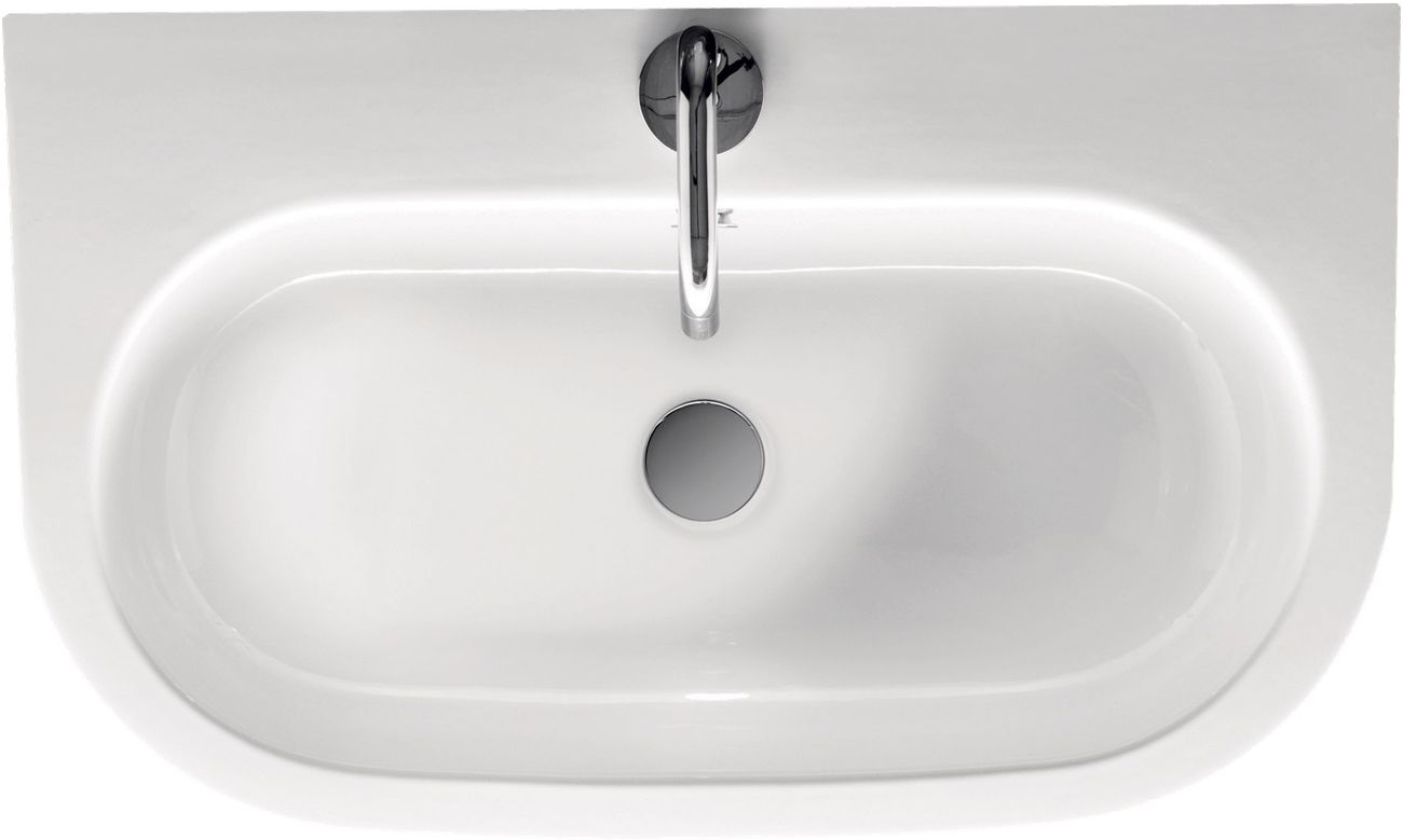 Kerasan Flo lavoar 70x42 cm semicircular clasică alb 315001