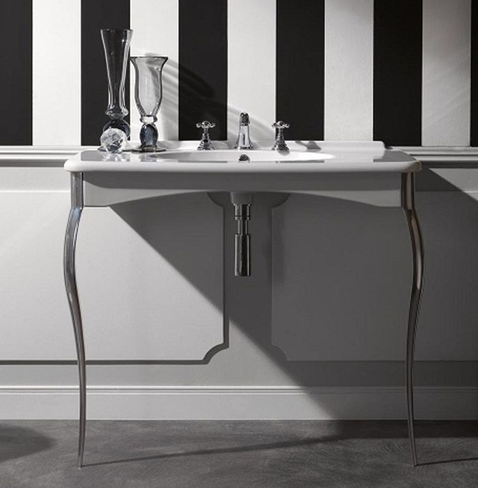 Kerasan Retro lavoar cu consolă 100 cm alb 1049K1