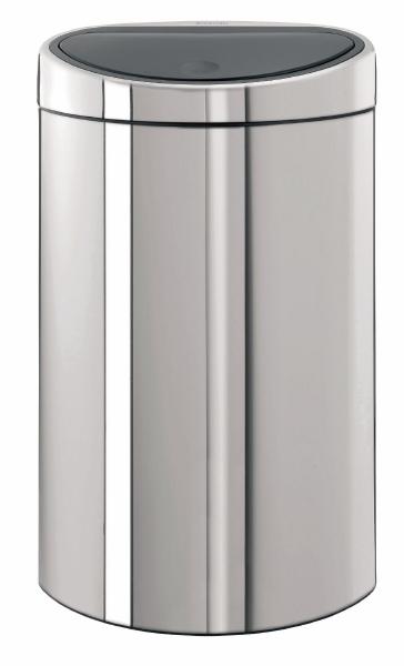 Brabantia touch bin kosz 40 L, stal polerowana 348587