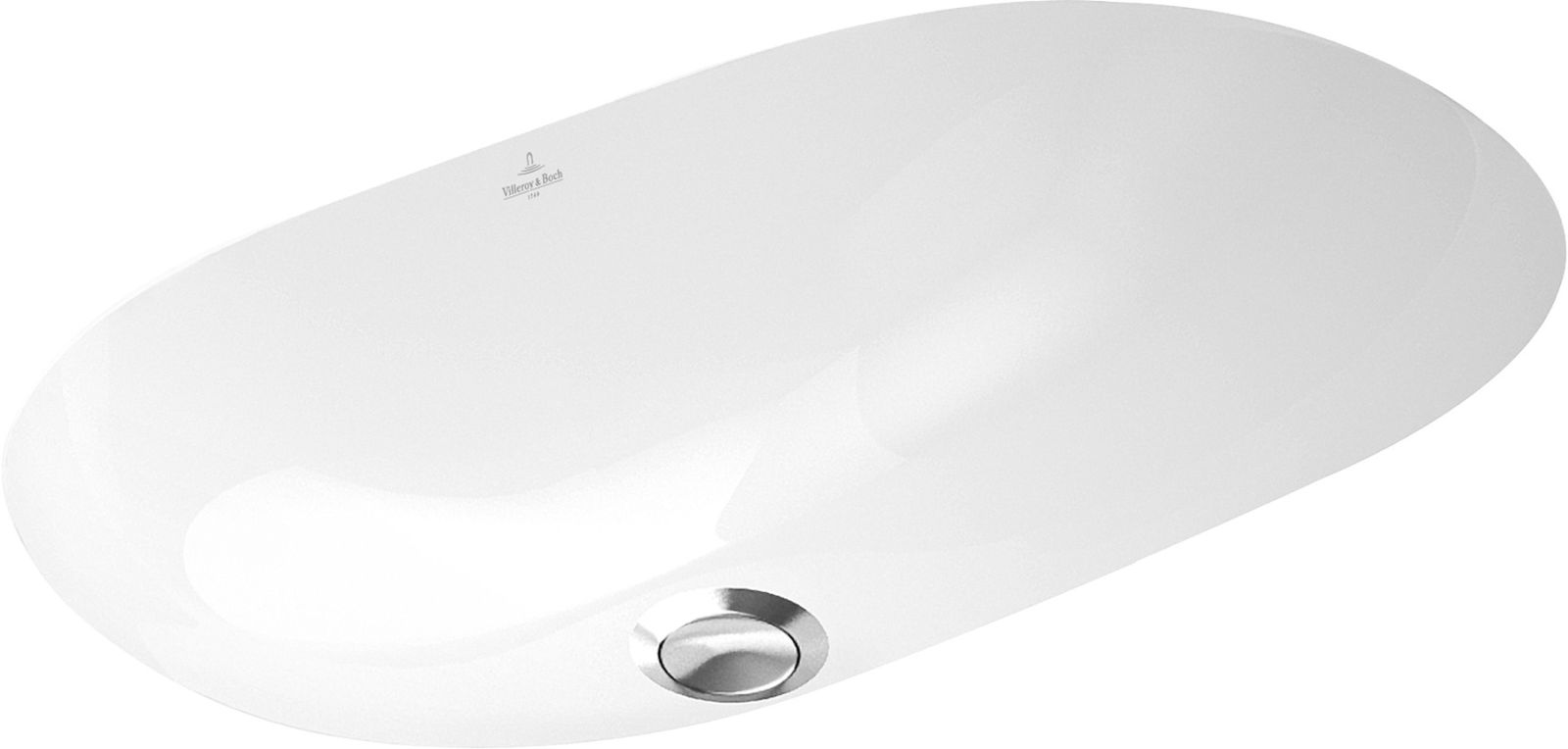 Villeroy & Boch O.Novo lavoar 60x35 cm oval sub blat alb 416260R1