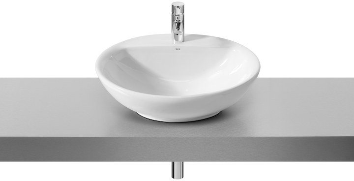 Roca Fontana lavoar 60x48 cm ovale clasică-de blat alb A32787700M