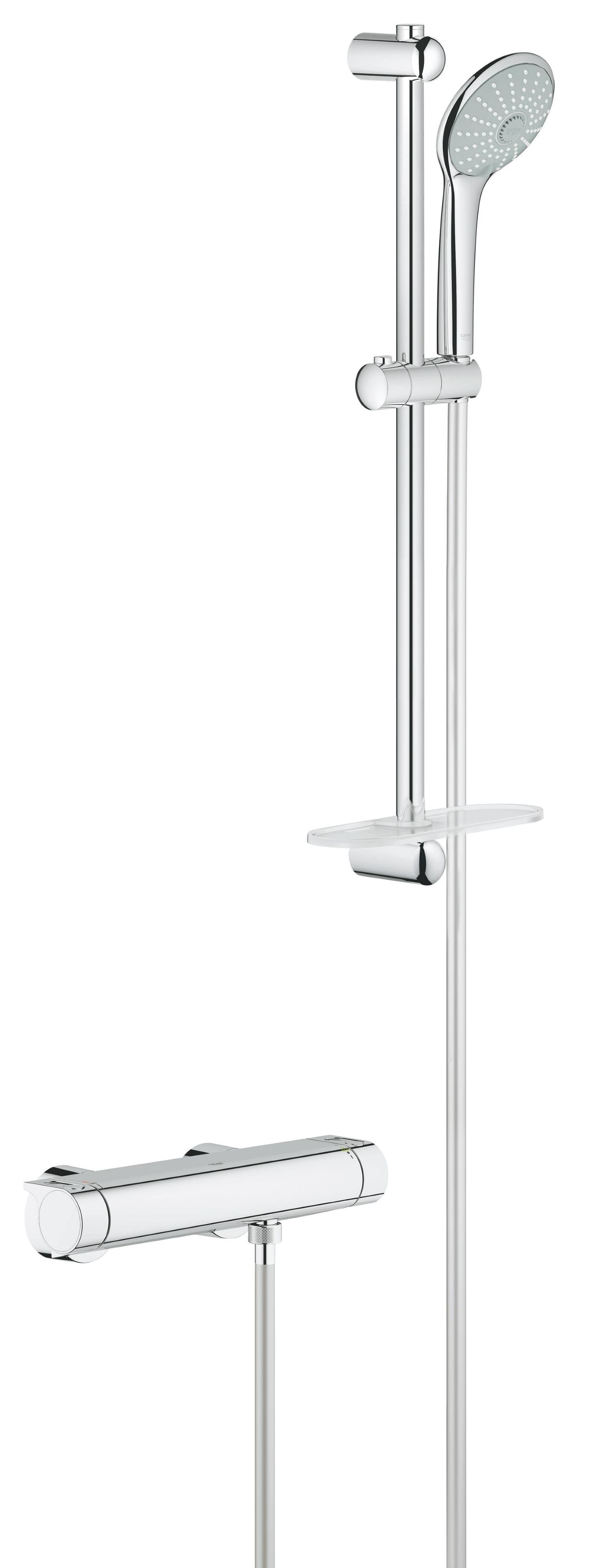 Grohe Grohtherm 2000 baterie de duș perete cu termostat crom 34195001