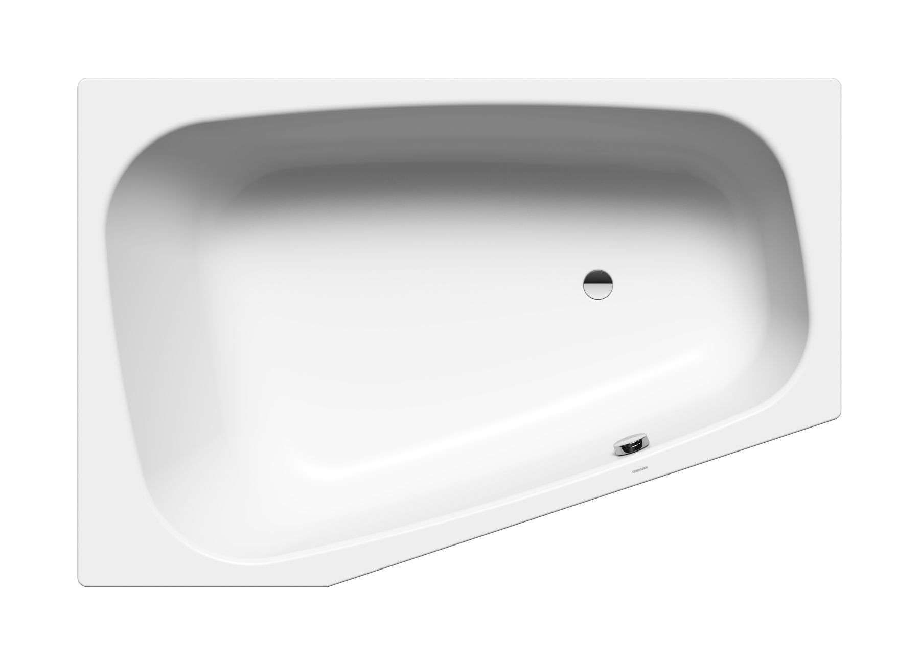 Kaldewei Plaza Duo cadă de colț 180x120 cm partea stângă alb 237200013001