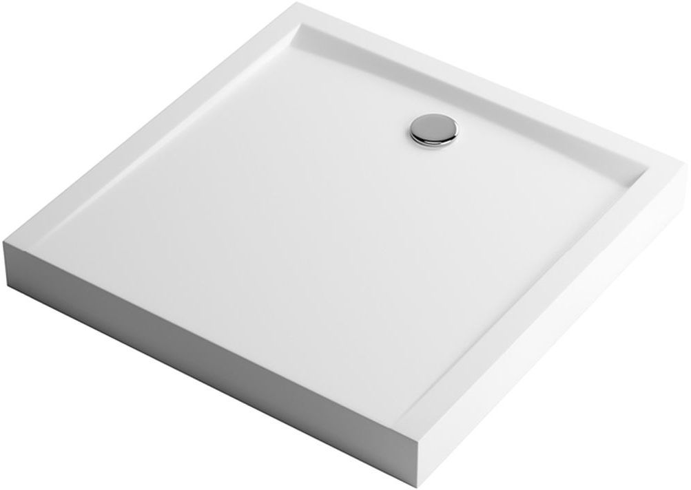 Excellent Forma cădiță de duș pătrată 100x100 cm alb BREX.FOR10WHC