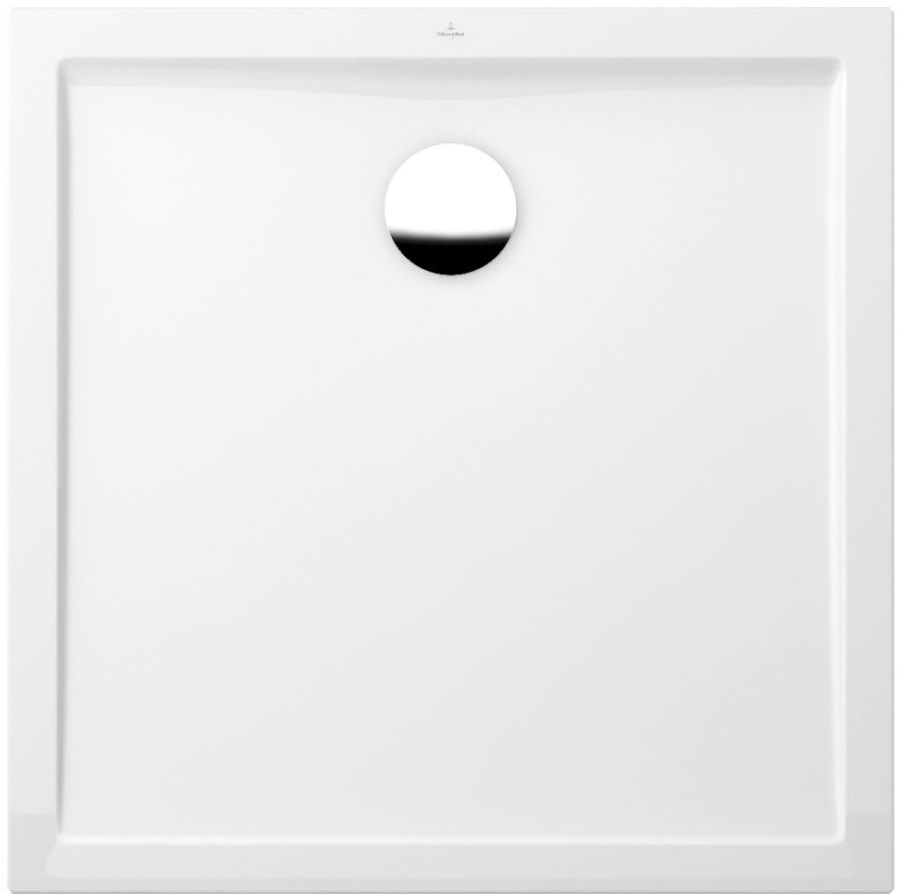 Villeroy & Boch Futurion Flat cădiță de duș pătrată 90x90 cm alb UDQ0900FFL1V01