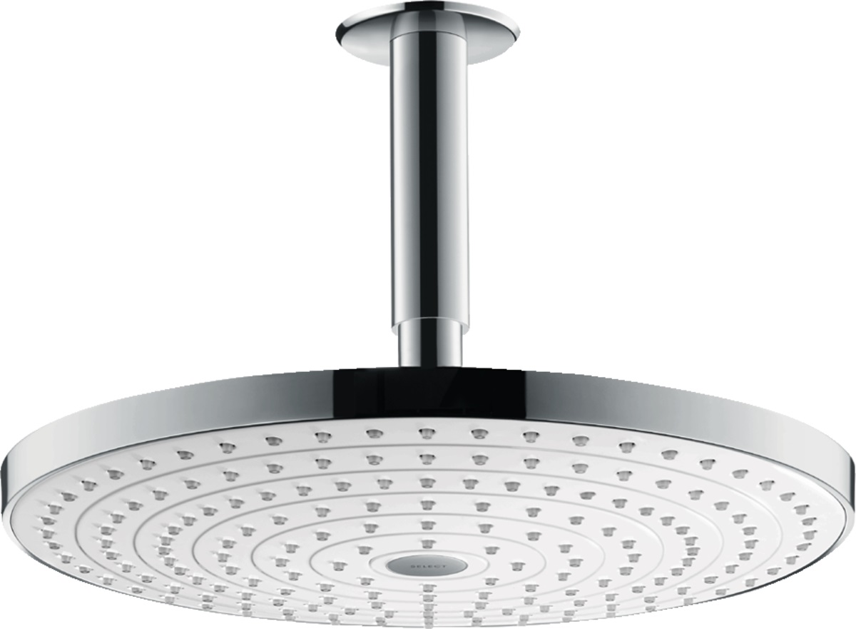 Hansgrohe Raindance cap de duș 30x30 cm rotund crom-alb 27337400