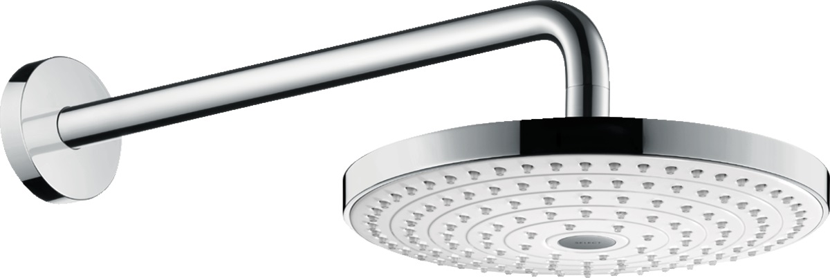 Hansgrohe Raindance cap de duș 24x24 cm rotund crom-alb 26466400