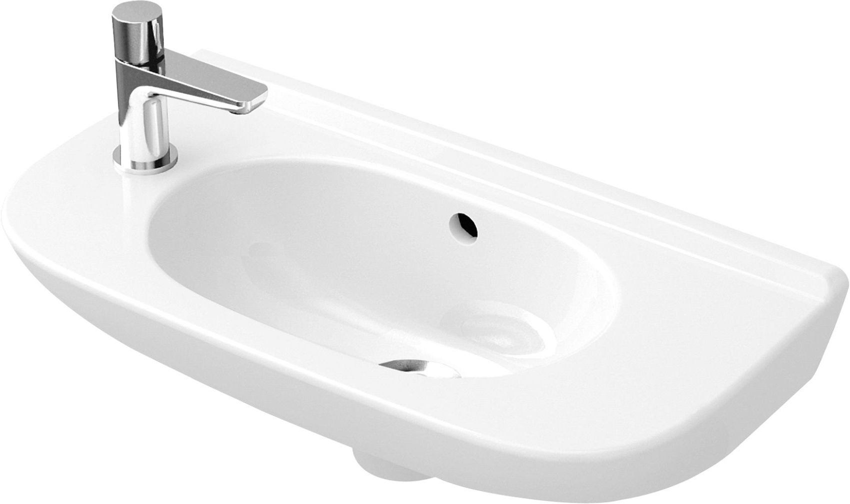 Villeroy & Boch O.Novo lavoar 50x25 cm semicircular clasică alb 53615001