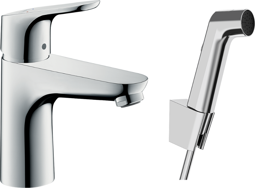 Hansgrohe Focus baterie lavoar cu duș bideu stativ crom 31927000