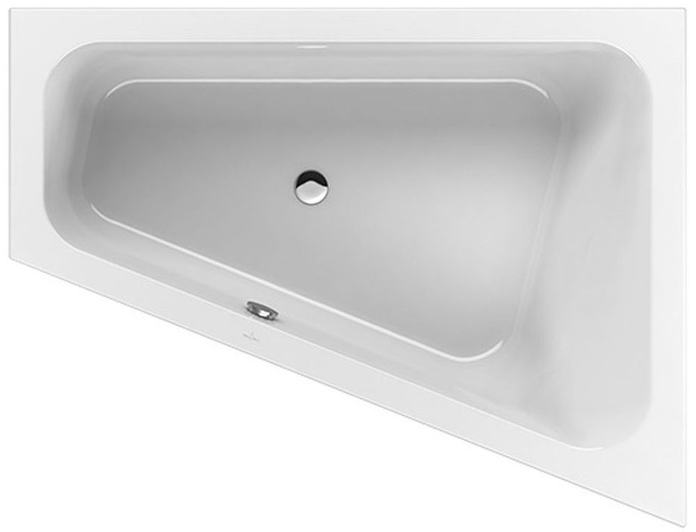 Villeroy & Boch Loop & Friends cadă de colț 175x135 cm partea dreaptă alb UBA175LFS9REV-01