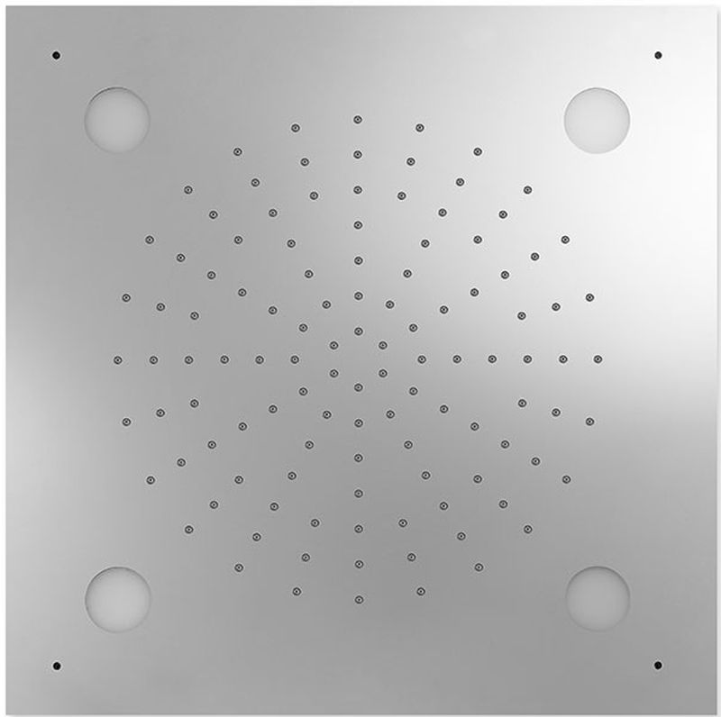 Tres Exclusive cap de duș 50x50 cm pătrat crom 299.962.01