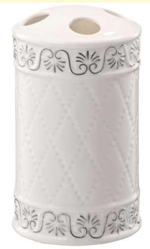 BISK Retro Castello cană pentru spălat dinți alb 03050