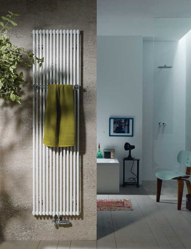Zehnder Kleo Bar calorifer de baie decorativ 180x46.2 cm alb KLPV180-14