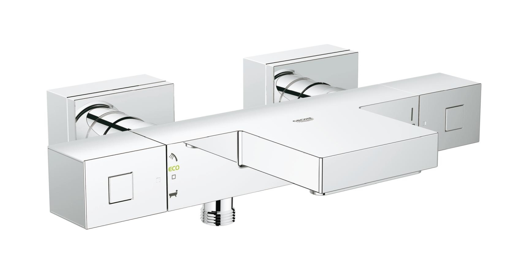 Grohe Grohtherm Cube baterie cadă-duș perete da StarLight Chrome 34497000