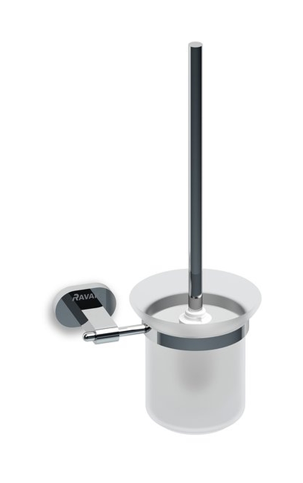 Ravak Chrome perie de toaletă înșurubat crom-sticlă X07P196