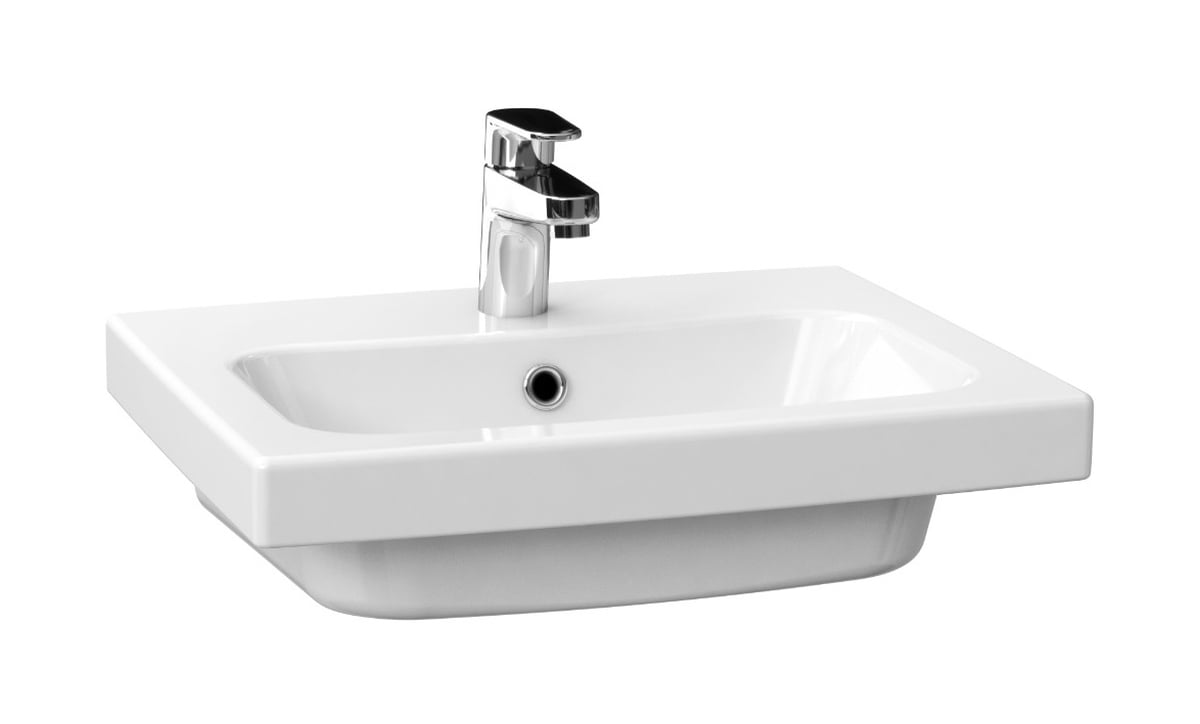 Cersanit Colour lavoar 60x45 cm dreptunghiular mobilier alb luciu K103-007