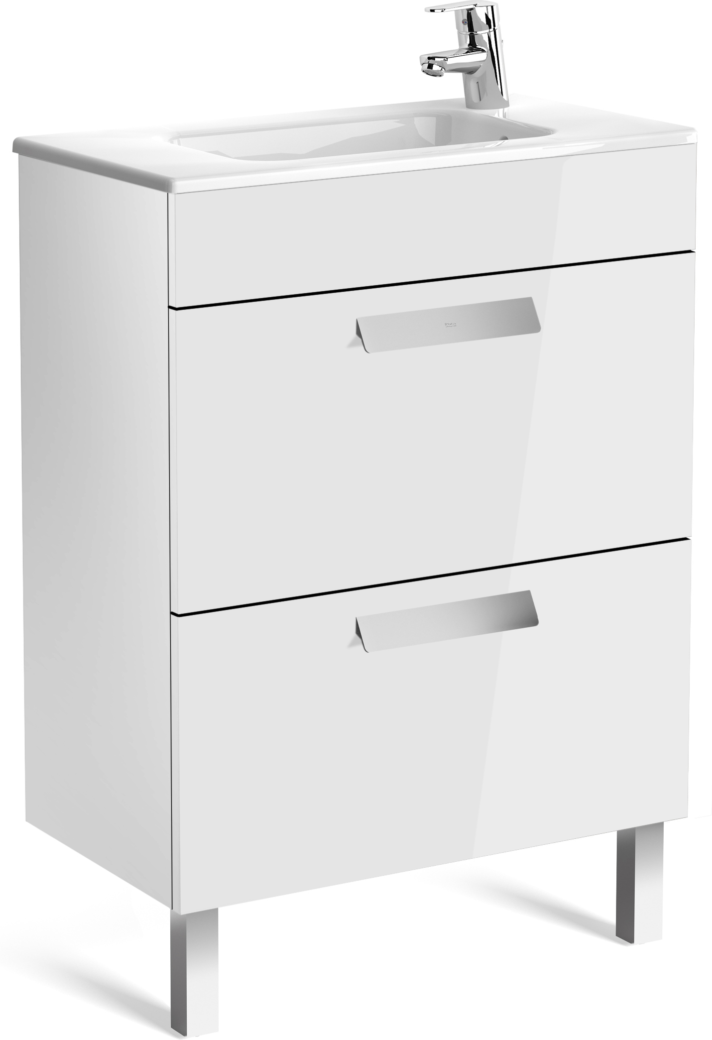 Roca Debba lavoar cu dulap 60.5 cm alb A855905806