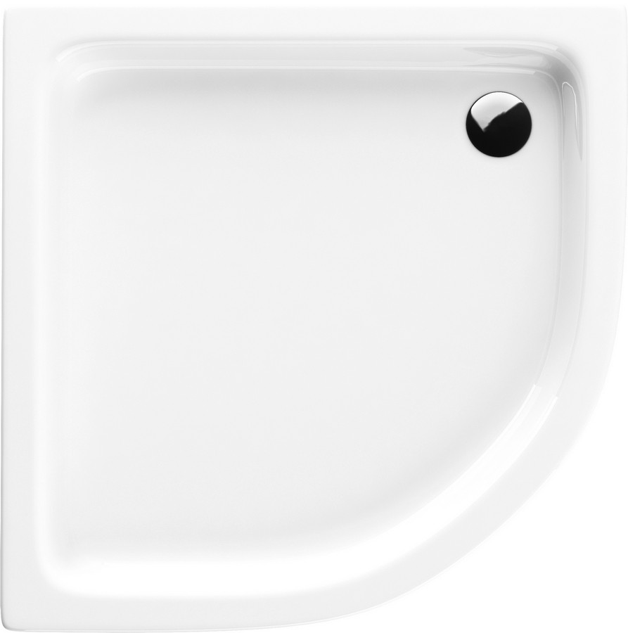 Schedpol Grando Plus cădiță de duș semirotundă x80 cm alb 3.0128