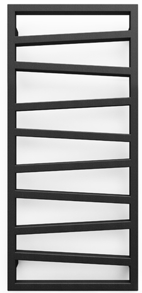 Terma Zigzag calorifer de baie decorativ 107x50 cm negru WGZIG107050KMBCZ8