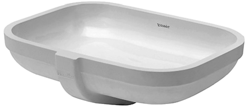 Duravit Happy D.2 lavoar 48x34.5 cm dreptunghiular sub blat alb 04574800001