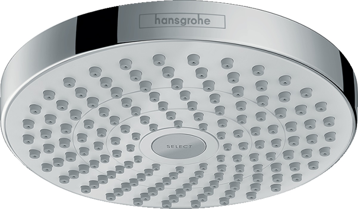 Hansgrohe Select cap de duș 18x18 cm rotund crom-alb 26522400