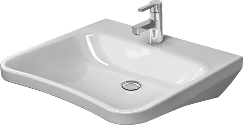 Duravit DuraStyle lavoar 65x57 cm dreptunghiular clasică pentru persoane cu dizabilități alb 2330650000