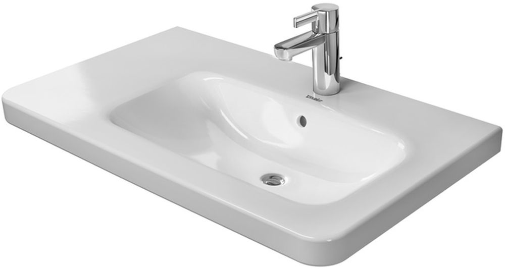 Duravit DuraStyle lavoar 80x48 cm dreptunghiular clasică-mobilier alb 2326800000