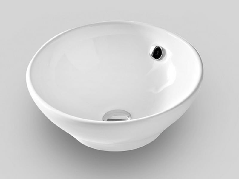 Art Ceram Fuori lavoar 43x43 cm rotund de blat alb TFL00201;00