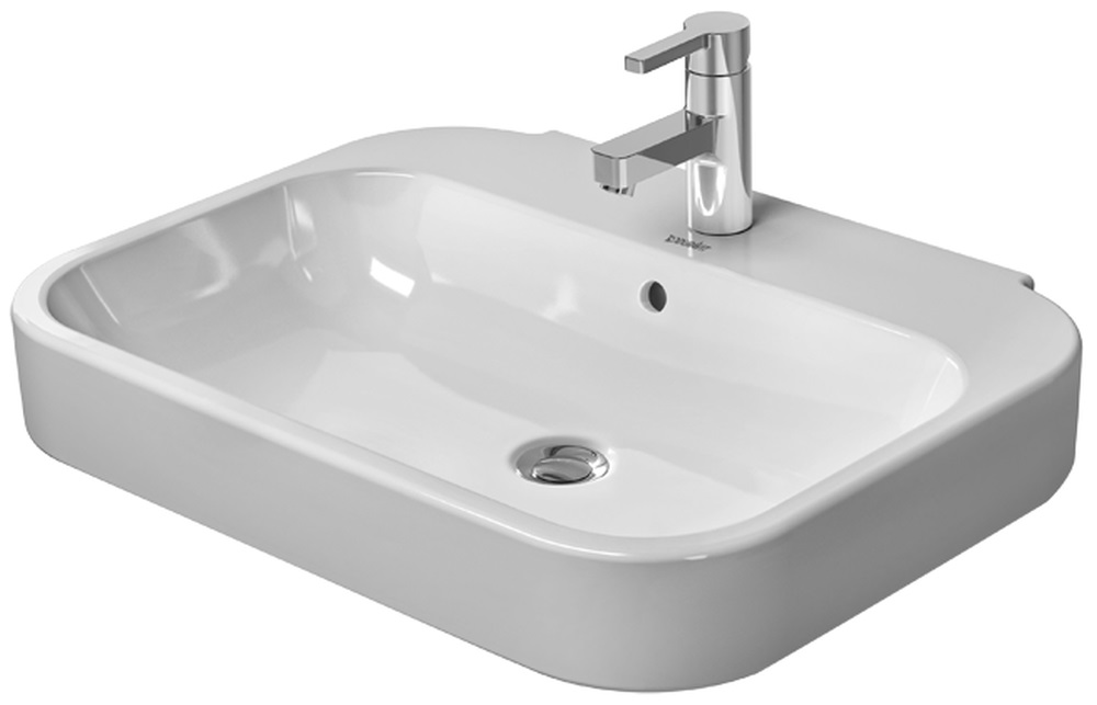 Duravit Happy D.2 lavoar 65x49.5 cm dreptunghiular clasică alb 23166500001