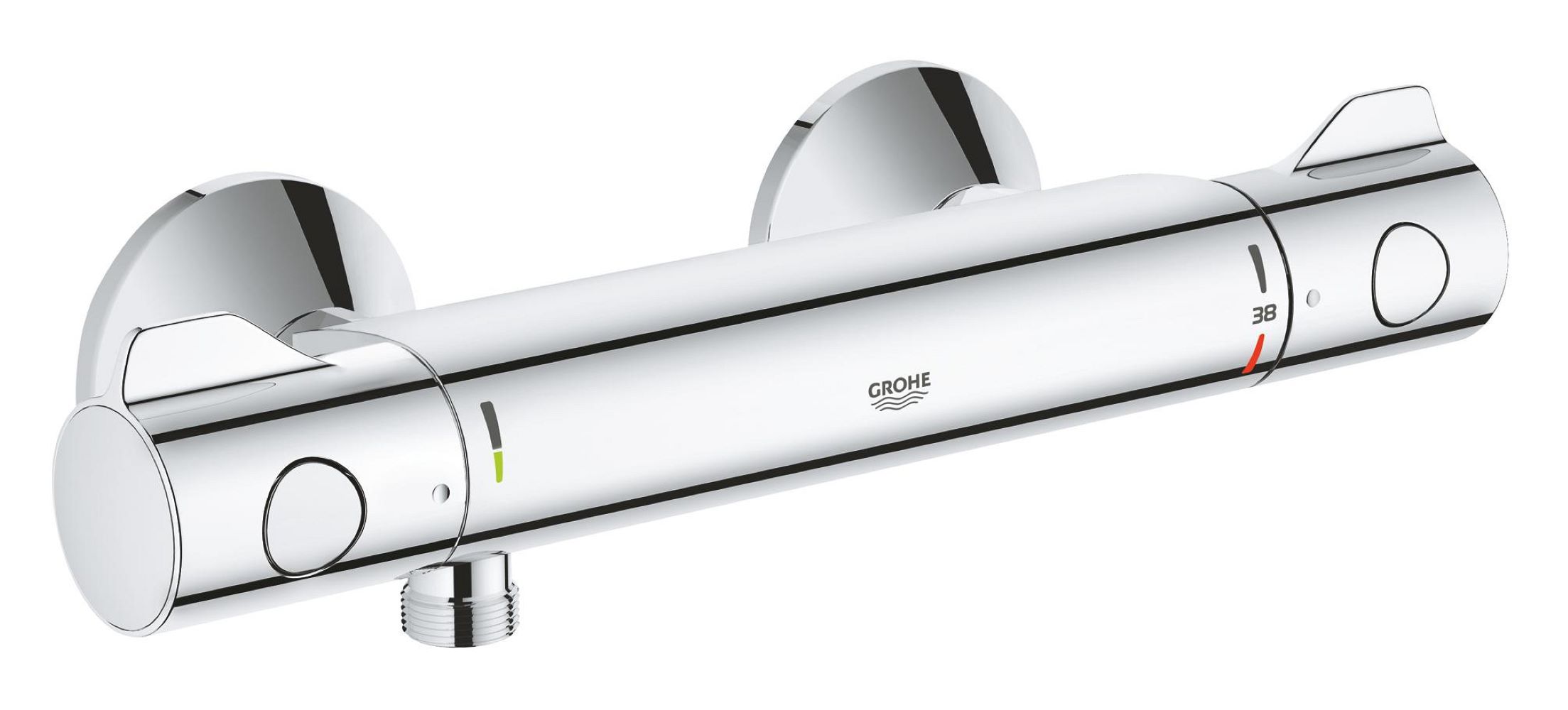 Grohe Grohtherm 800 baterie de duș perete da StarLight Chrome 34558000
