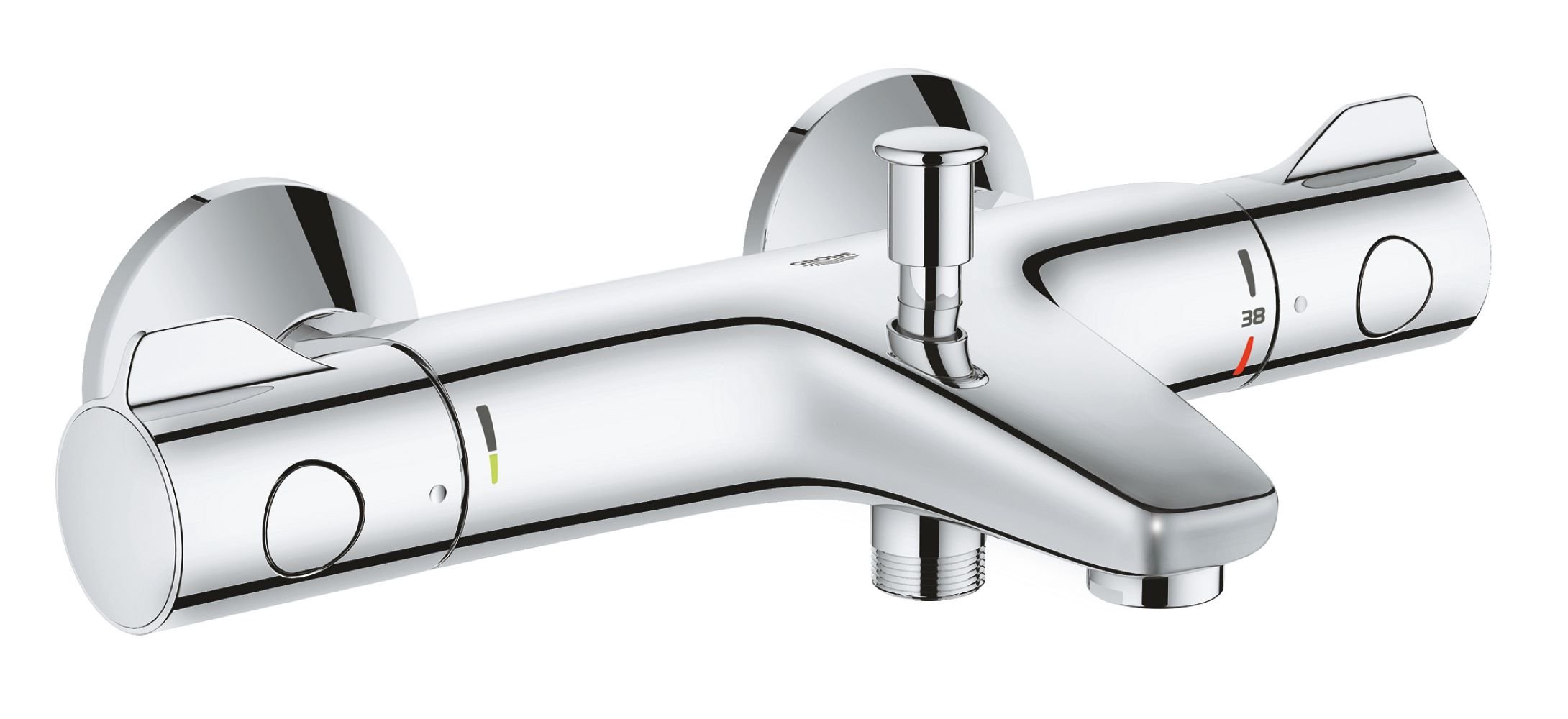 Grohe Grohtherm 800 baterie cadă-duș perete da crom 34567000