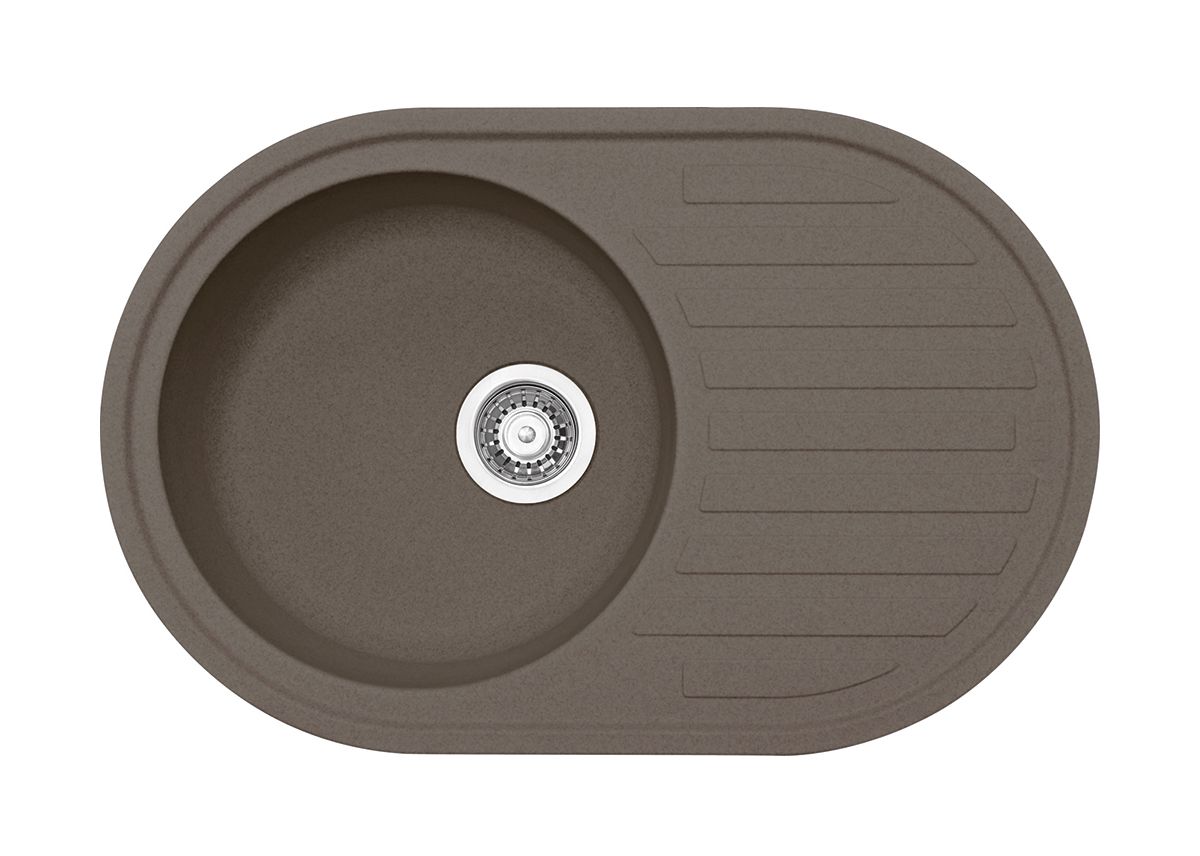Franke Pamira ROG 611 zlewozmywak 77x50 cm z Fragranitu+ mokka 114.0330.942