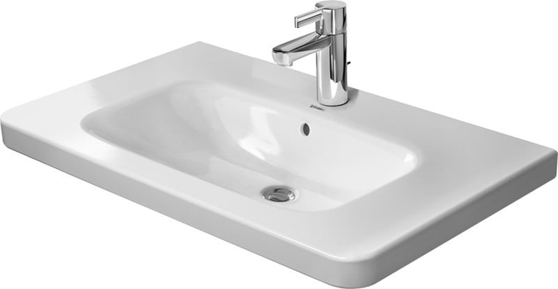 Duravit DuraStyle lavoar 80x48 cm dreptunghiular clasică-mobilier alb 23208000001