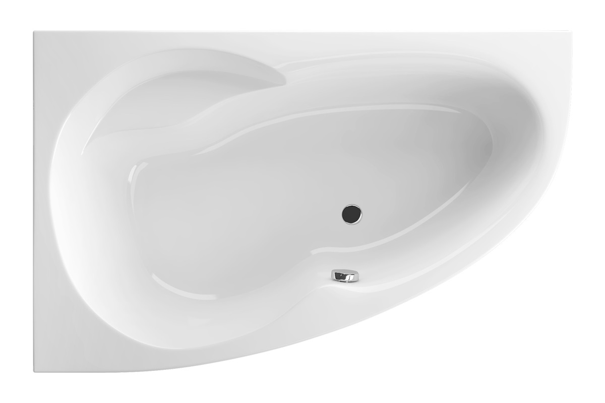 Excellent Newa Plus cadă de colț 160x95 cm partea stângă alb WAEX.NEL16WH