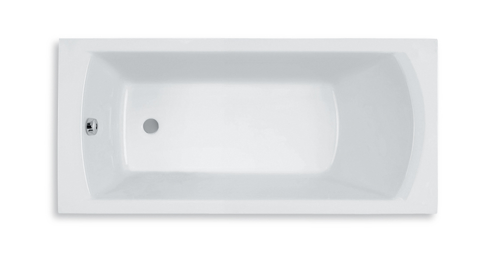 Roca Linea cada dreptunghiulară 170x75 cm alb A24T042000