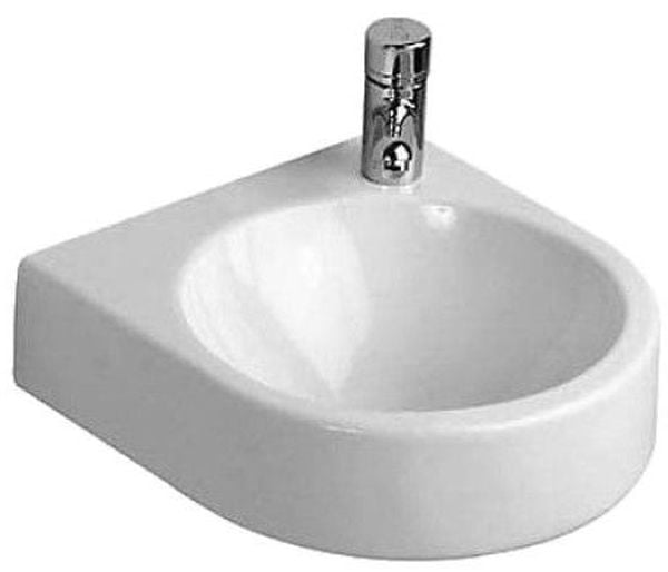 Duravit Architec lavoar 38x36 cm semicircular clasică alb 0766350008