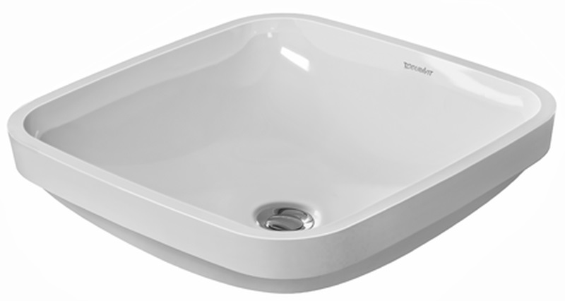 Duravit DuraStyle lavoar 37x37 cm pătrat sub blat alb 0373370000