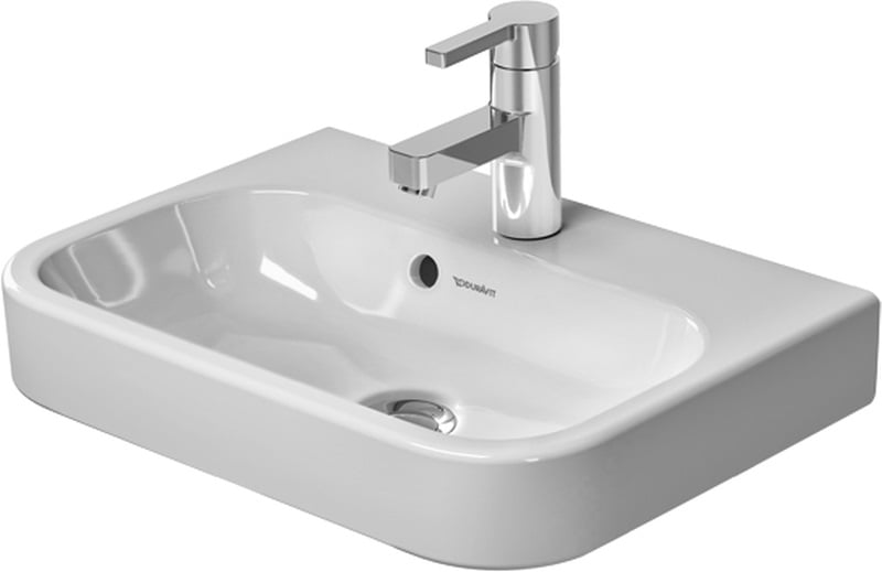 Duravit Happy D.2 lavoar 50x36 cm semicircular mobilier alb 0710500000