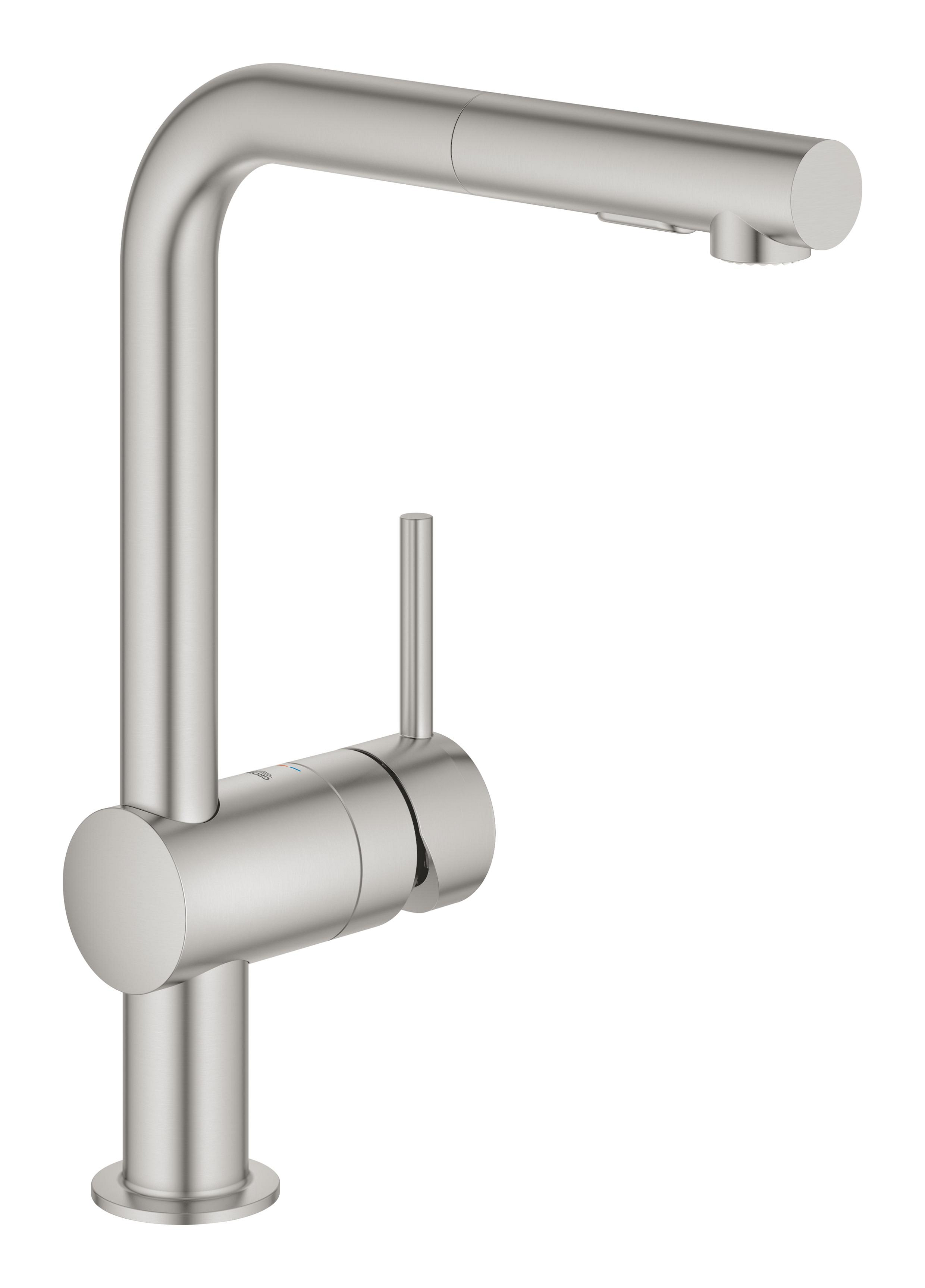 Grohe Minta baterie bucătărie pe picior oţel inoxidabil 30274DC0