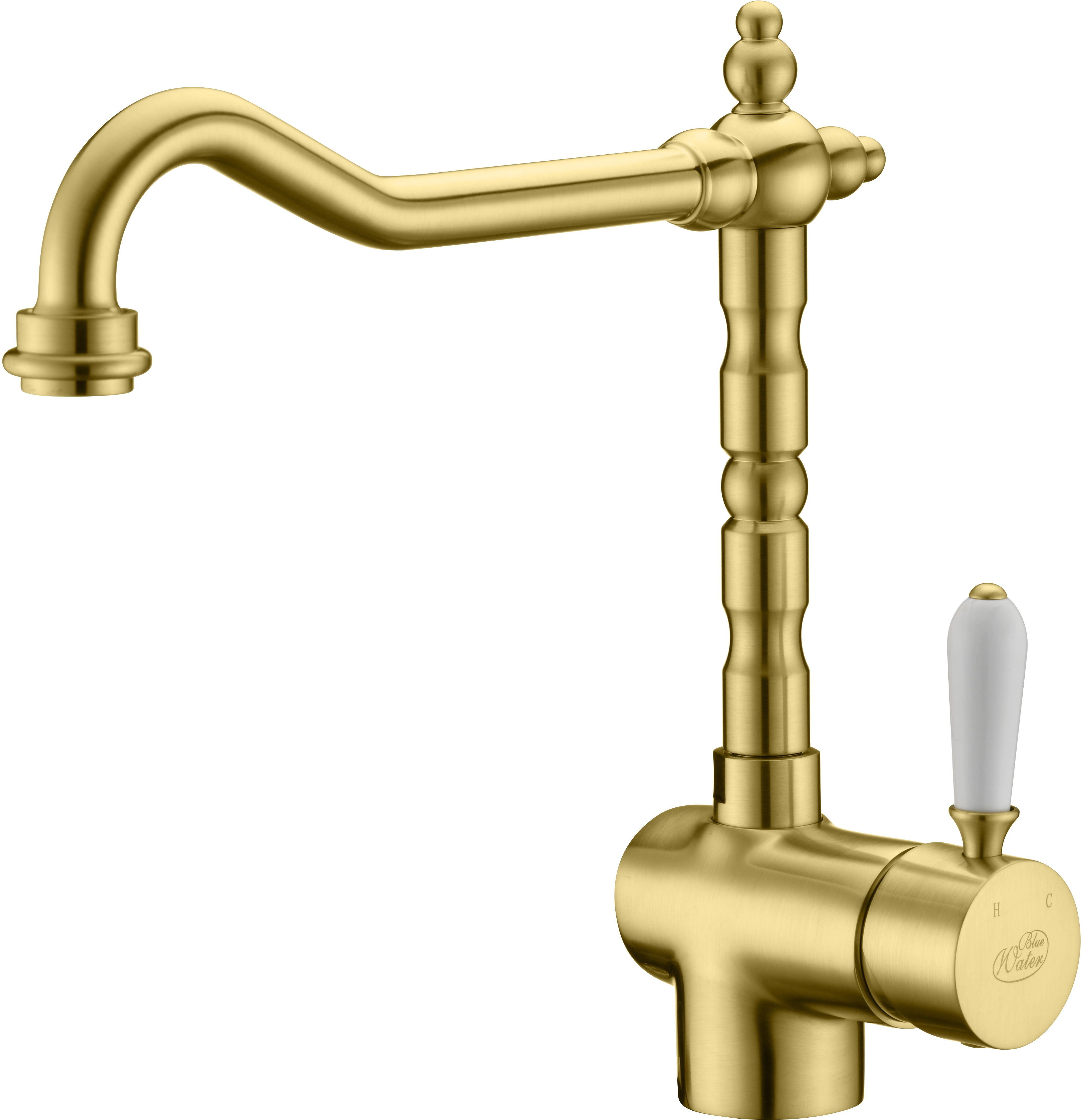 Blue Water Sycylia baterie bucătărie pe picior alamă 5901730610802