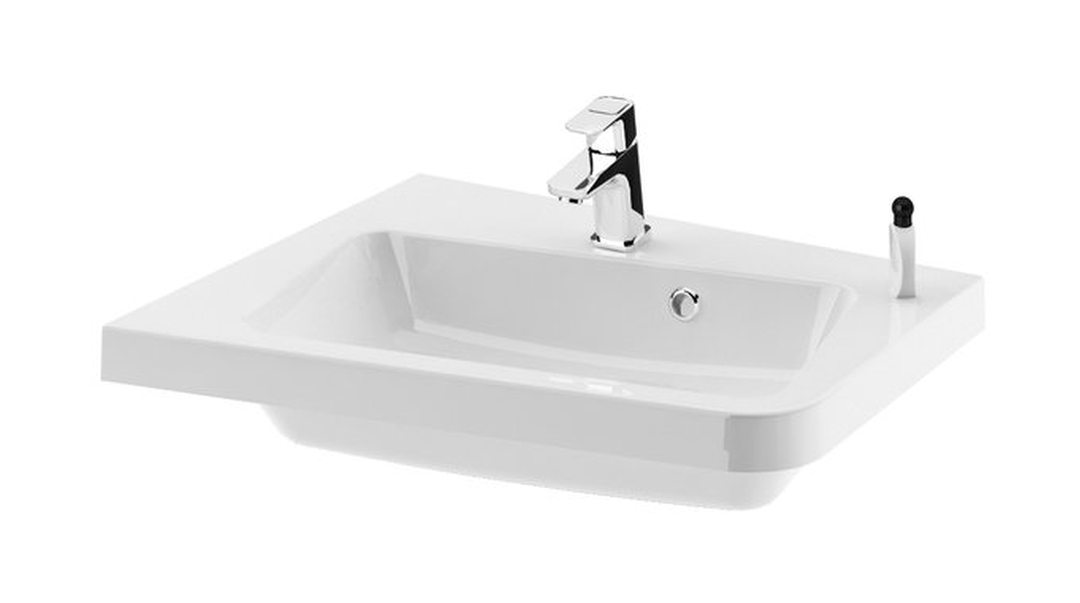 Ravak 10° lavoar 65x53 cm colţ mobilier alb XJIL1165000