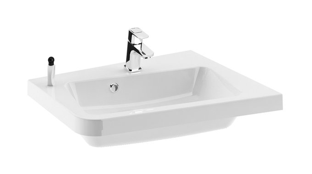 Ravak 10° lavoar 65x53 cm colţ mobilier alb XJIP1165000