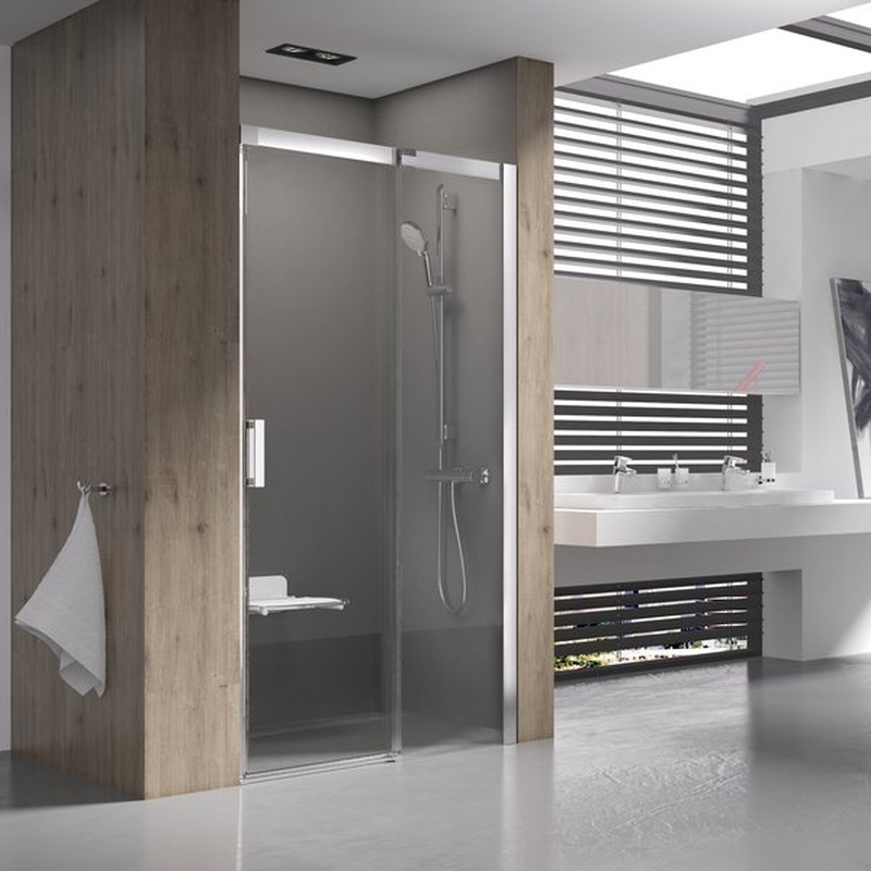 Ravak Matrix uși de duș 110 cm culisantă satin mat/sticlă transparentă 0WPD0U00Z1