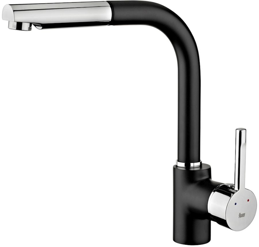 Teka ARK baterie bucătărie pe picior crom-carbon 23938120CN