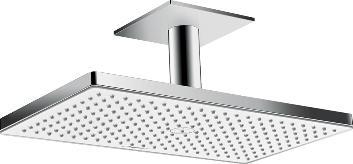 Hansgrohe Rainmaker Select cap de duș 46.6x27 cm dreptunghiular crom-alb 24002400